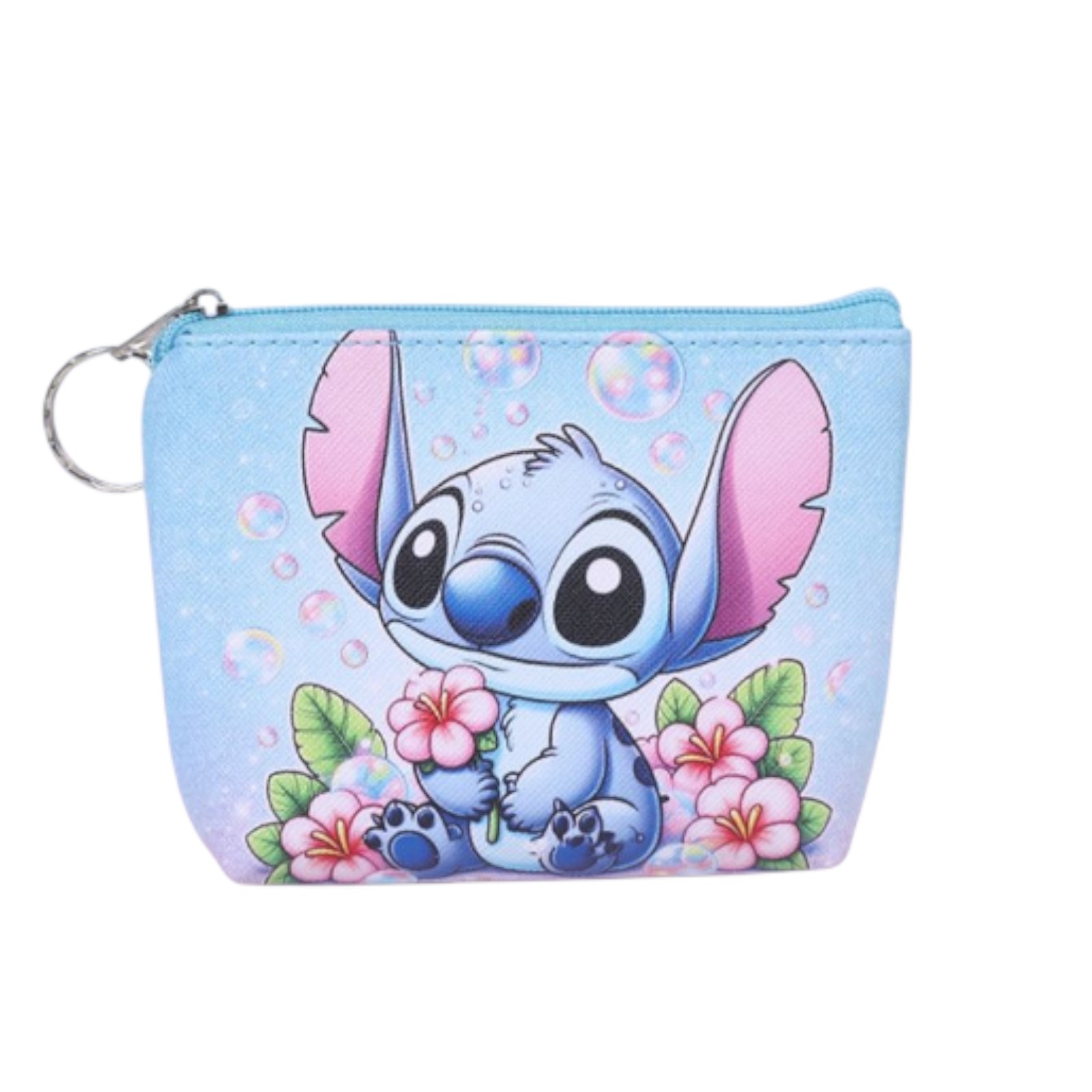 Disney Stitch Mini Coin Purse Clutch Key Case Storage Bag Cartoon