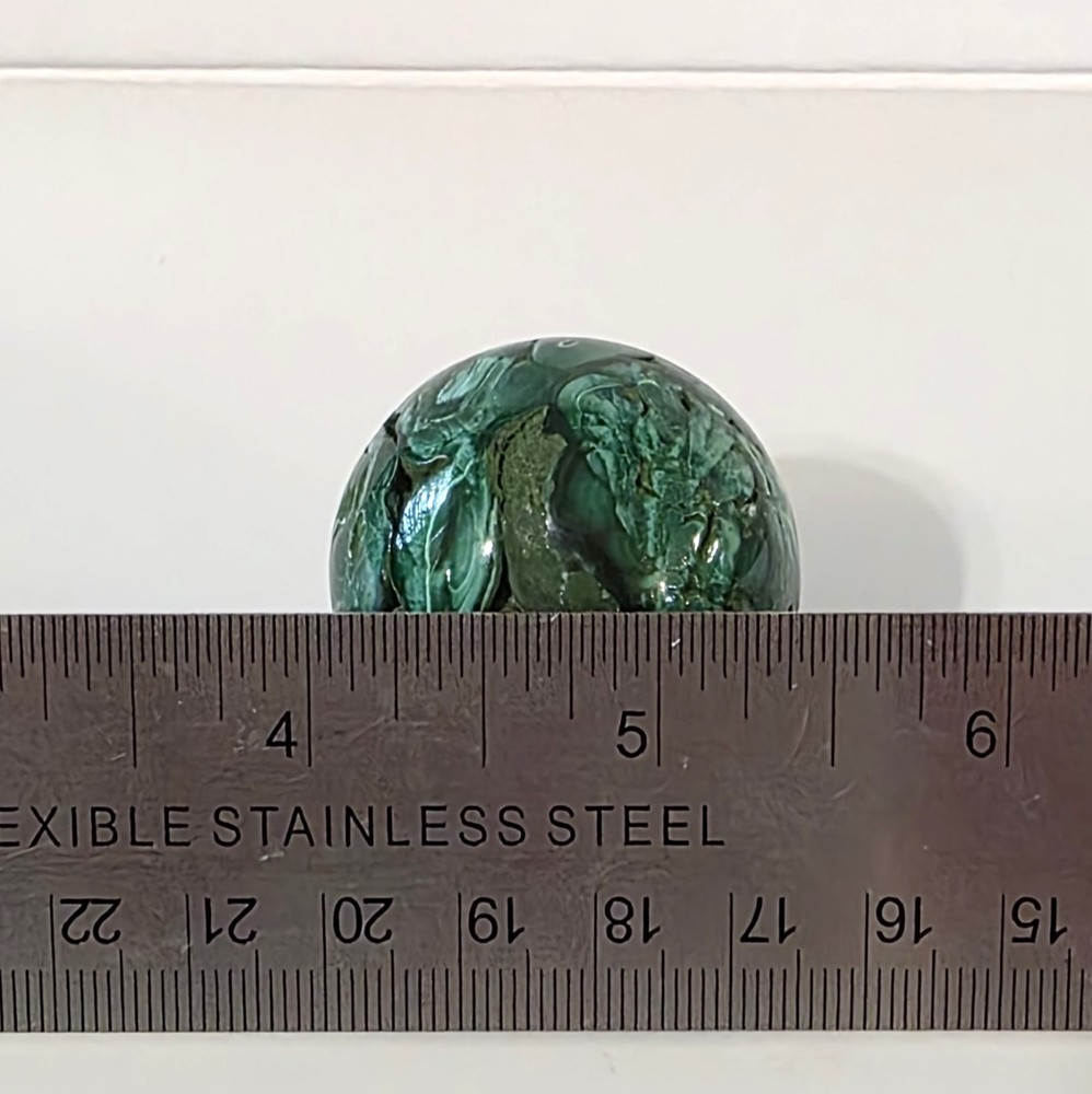 Small GENUINE Malachite Sphere #1- WYSIWYG