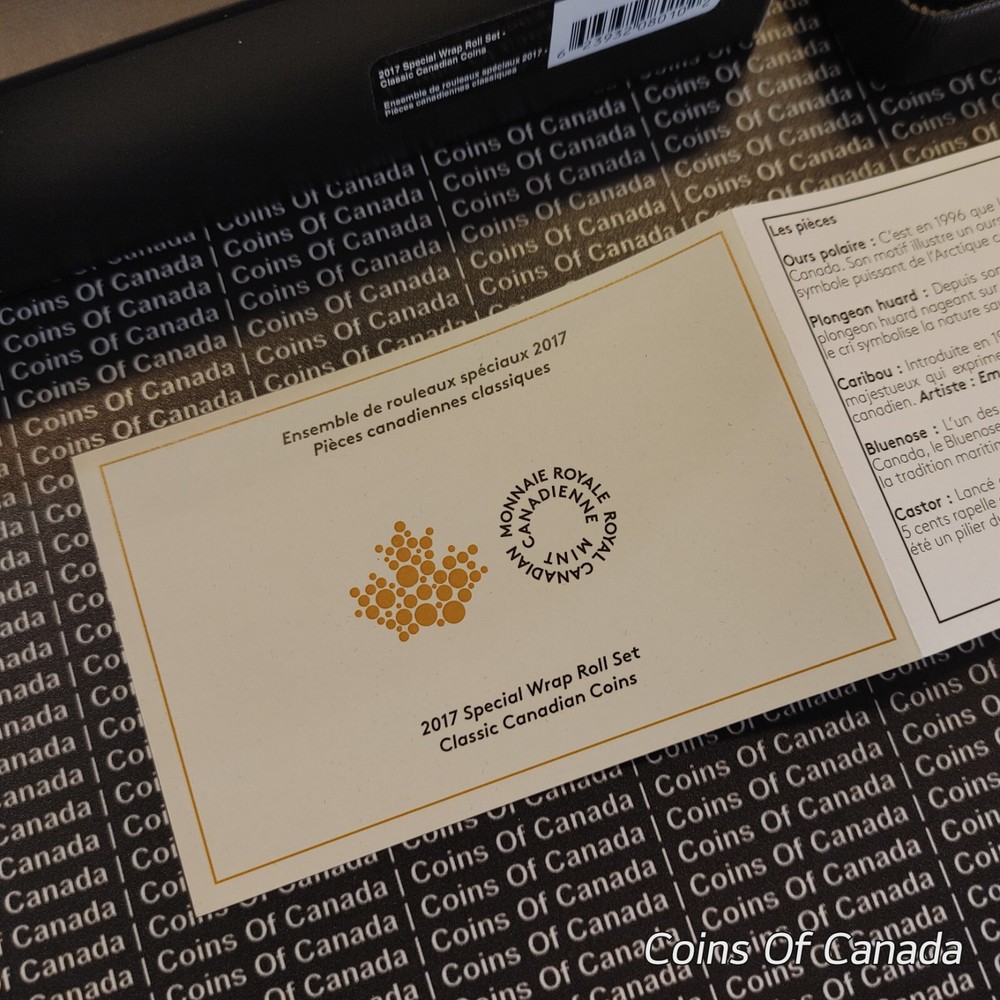 2017 Canada Special Wrap Roll Set - Traditional Classic Coin Set #coinsofcanada