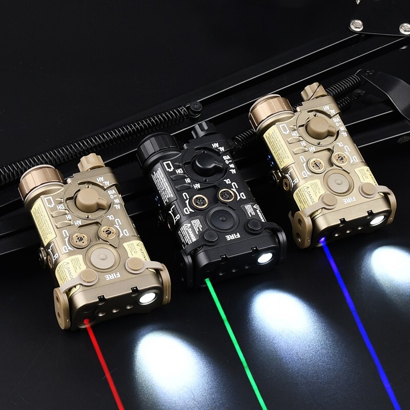 WADSN Tactical Metal NGAL Red Green Dot Laser Sight IR Ray Hunting Weapon Laser