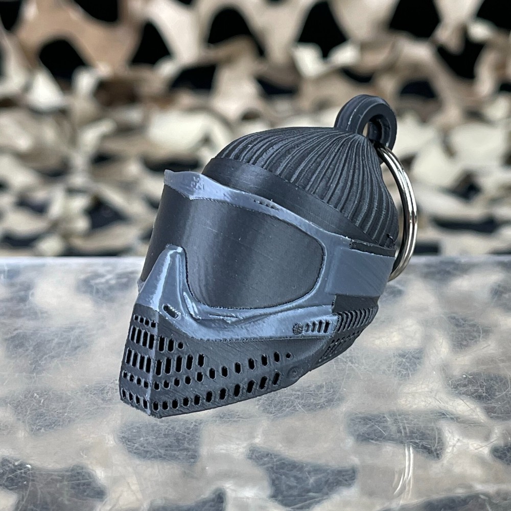 NEW Paintball DNA JT Flex Mask Keychain - Grey