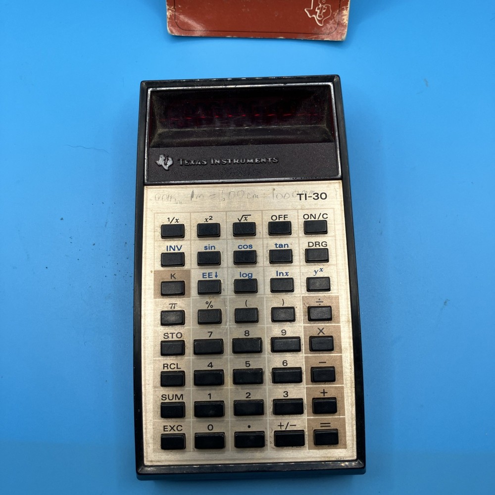 Texas Instruments TI-30 Vintage Electronic Calculator
