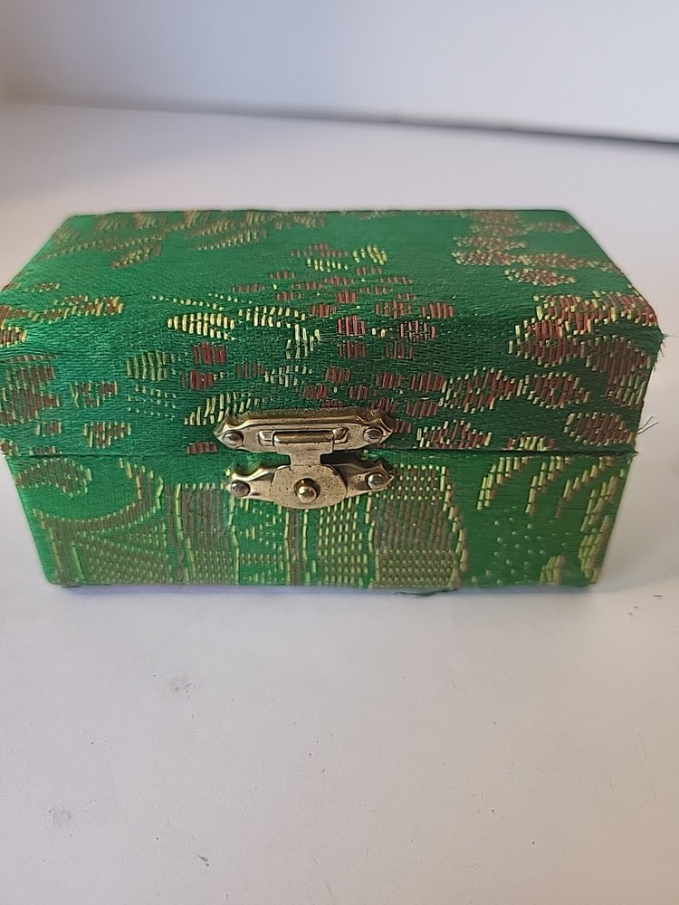 Chinese Baoding Balls Set of 2 Cloisonne In Silk Box