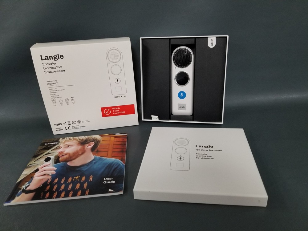 UNTESTED IN BOX Langie 52 Portable Translator Learning Tool