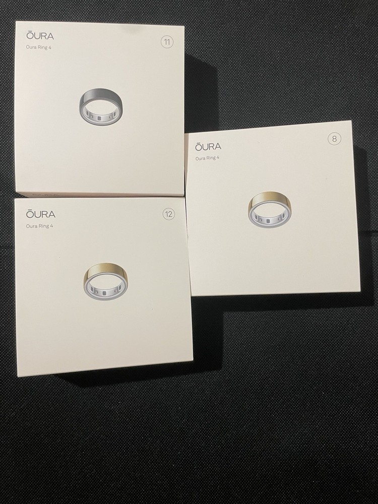 NEW Oura Ring 4 Activity Tracker Gold/Silver Temperature Accelerometer