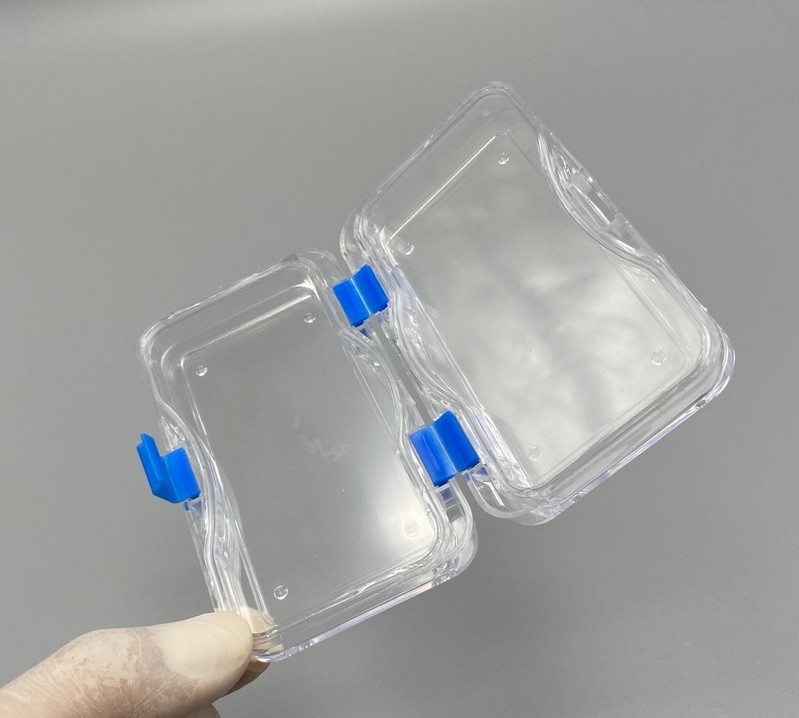 Dental Denture Hinged Display Box Film Membrane Storage Case False Teeth Case