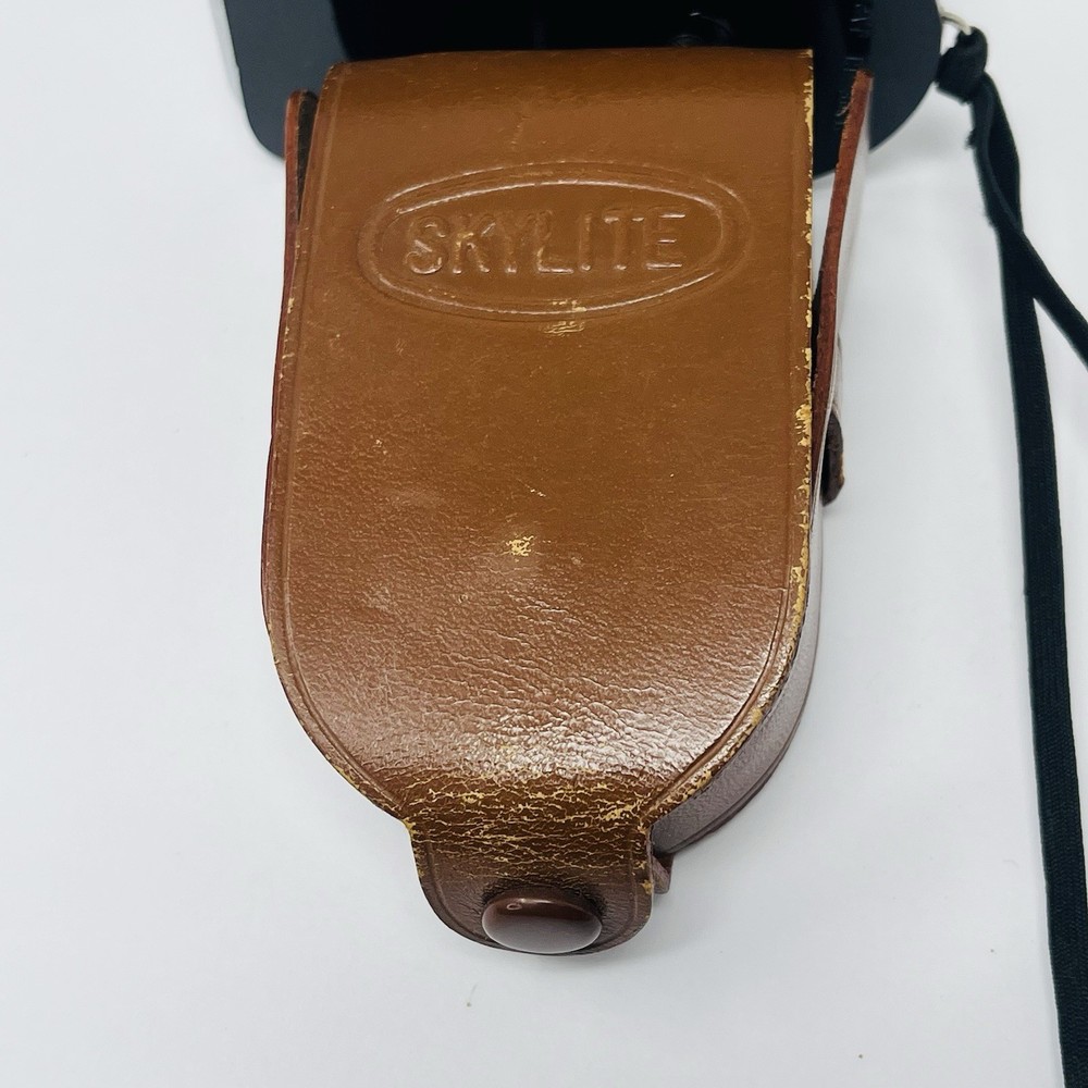 Skylite Exposure Meter Leather Case Untested Vintage Camera Light