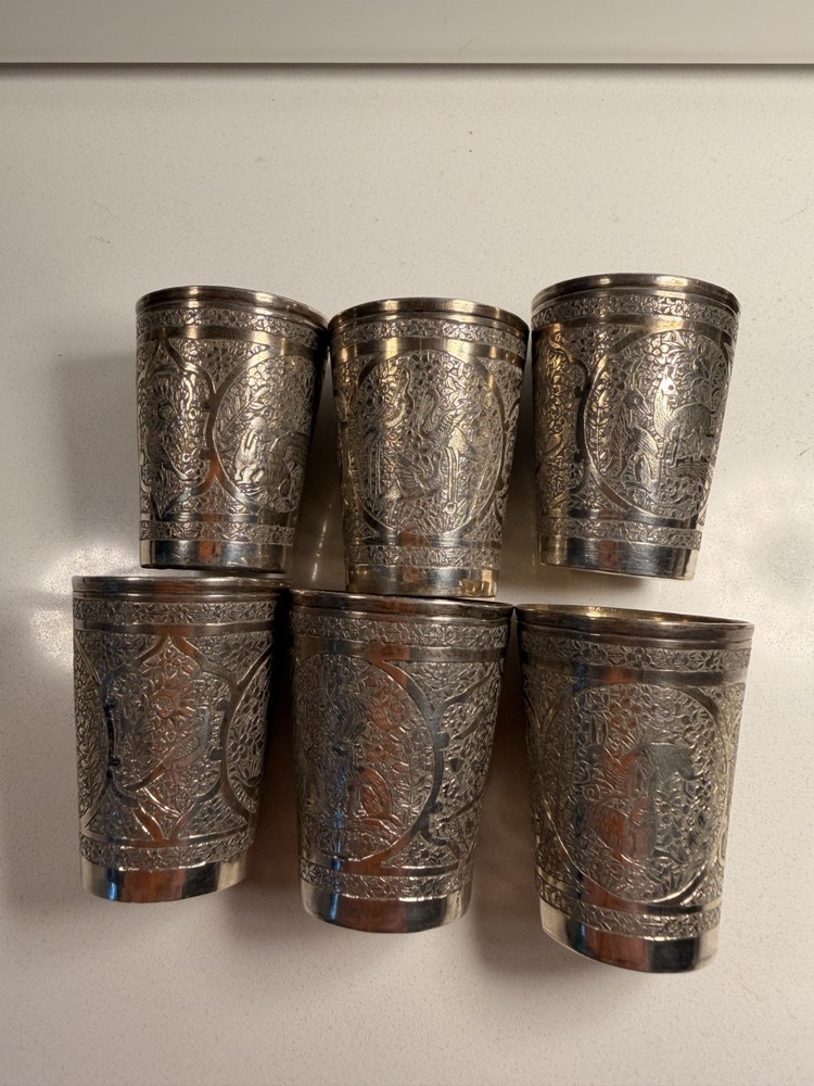 19 century Middle Eastern beakers/vodka Shots