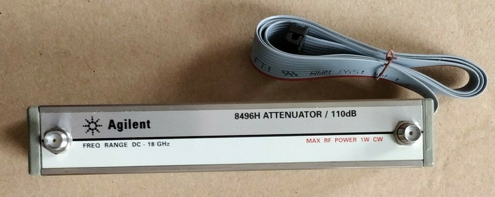 Agilent 8496H programmable attenuator 0-110dB, 10dB steps 24vDC, DC-18GHz