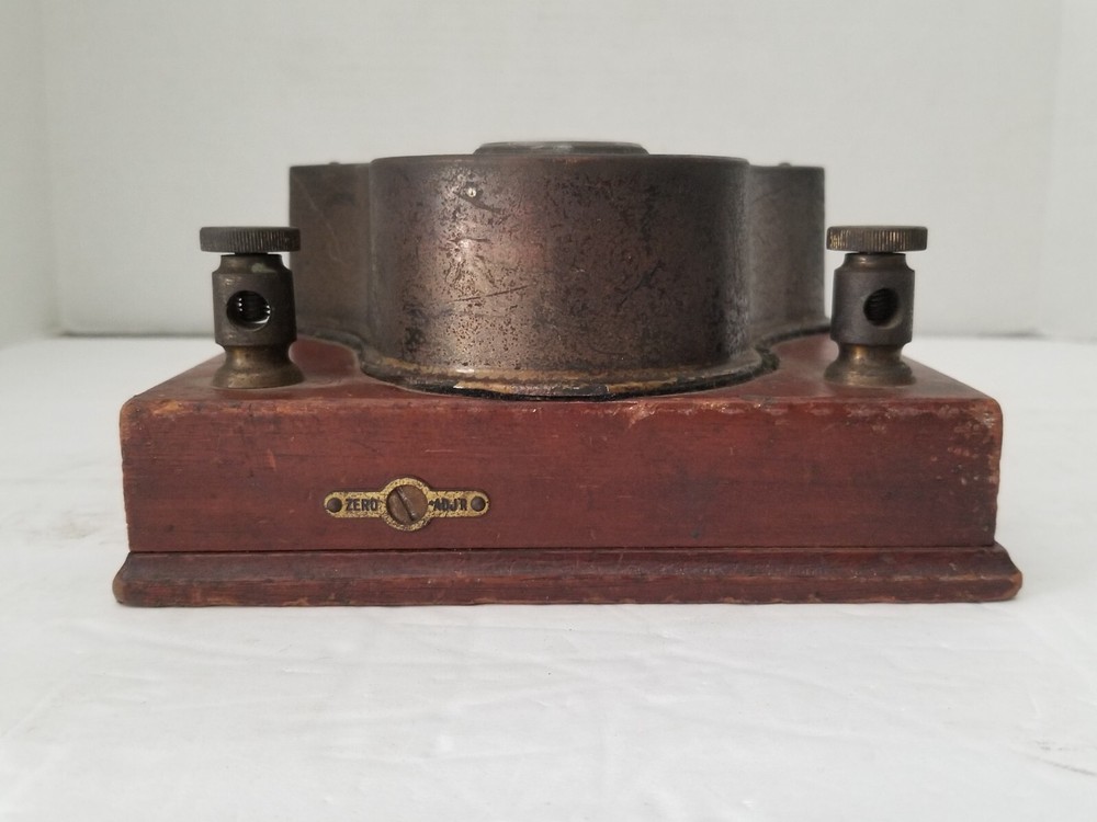 Roller Smith Direct Current Ammeter Meter USA Untested Steampunk Style