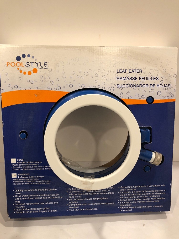 Pool Vacuum Cleaner Leaf Eater with bag hose suction