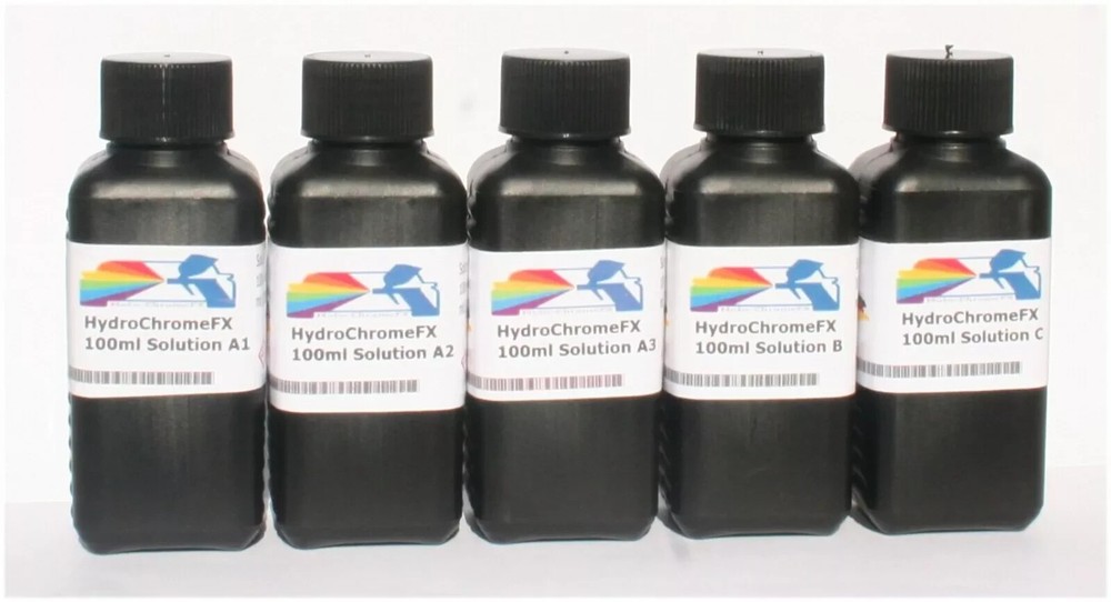 HydroChrome Spray system silver concentrates chemicals 1L coating