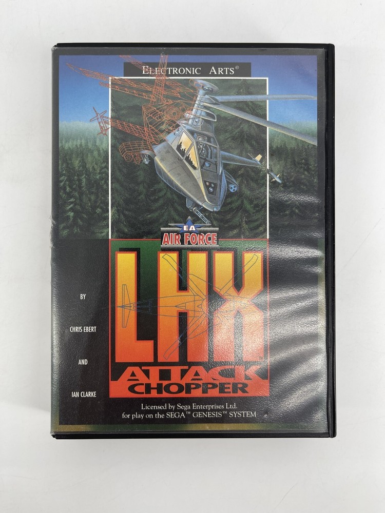 LHX Attack Chopper (Sega Genesis) Cart and Case Only | Tested
