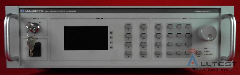 ILX Lightwave LDC-3916/LDC3916 16 Channel Laser Diode Controller Mainframe.
