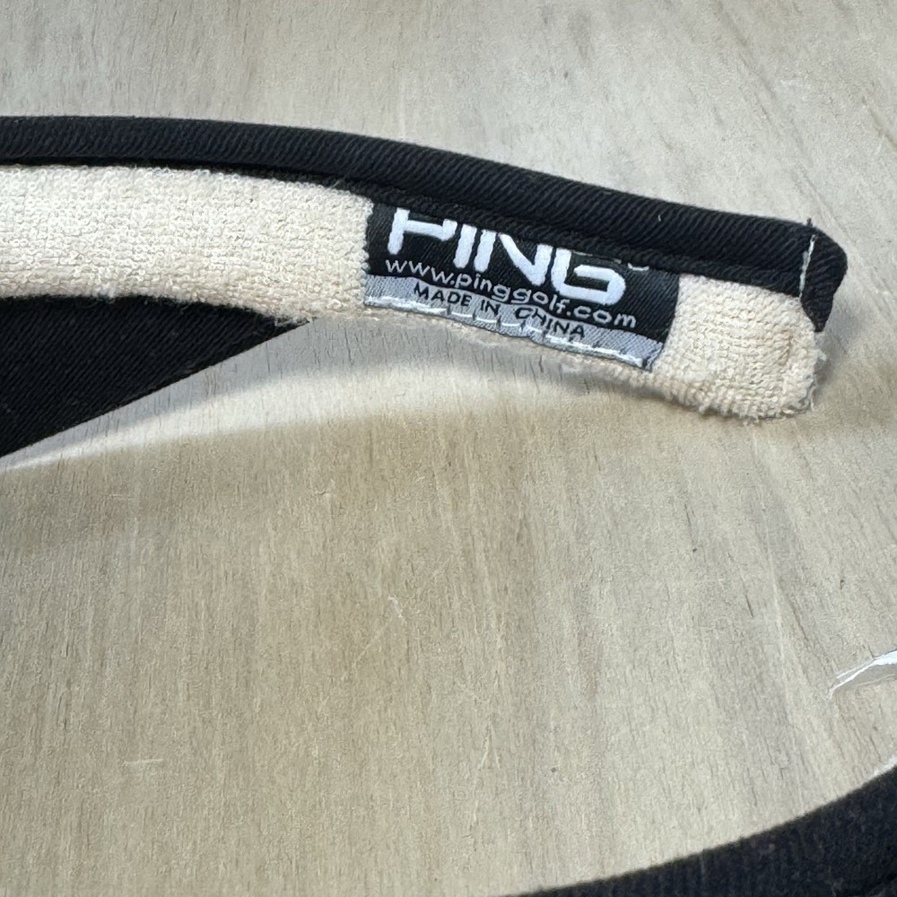 Ping Women’s Golf Visor OSFM - Black Pattern Rhinestones