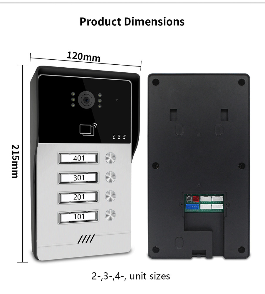 Tuya Smart 7-Inch Touch Panel (2 Pack) | with Motion Sensor & 2-Way Audio