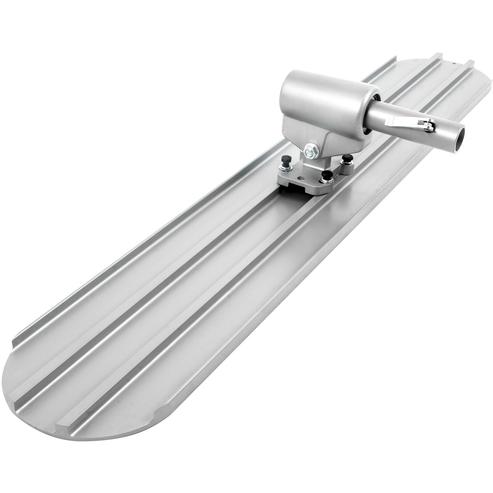 VEVOR Bull Float 48”x8” Concrete Tool Trowel Float 4 Handles Round End