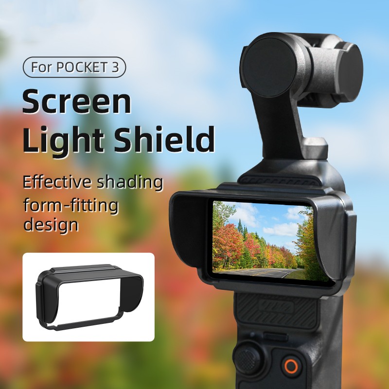 For DJI OSMO POCKET 3 Screen Hood Display Protective Cover Lightproof Sunshade