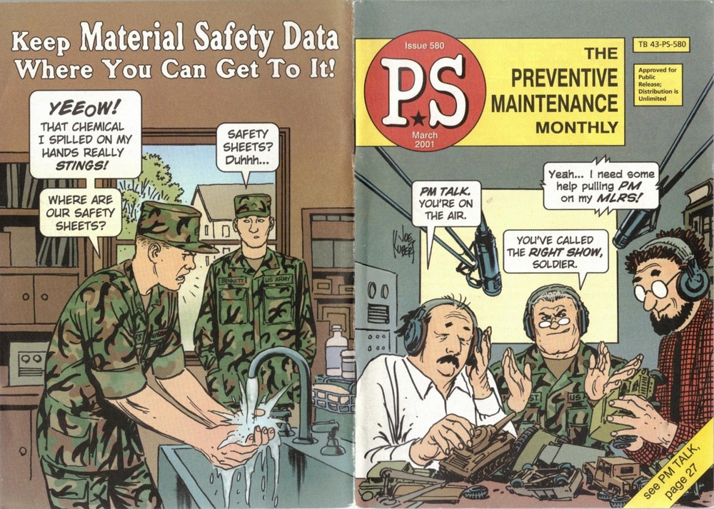 PS: PREVENTIVE MAINTENANCE MONTHLY~ 2001-08~ 10 Issues~ Joe Kubert Artwork~ MINT