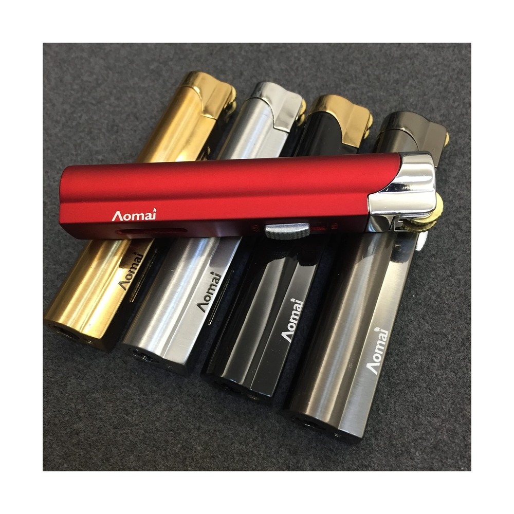 5 Pack Butane Torch Lighter Jet Flame Lockable Portable Adjustable ... Fast Ship