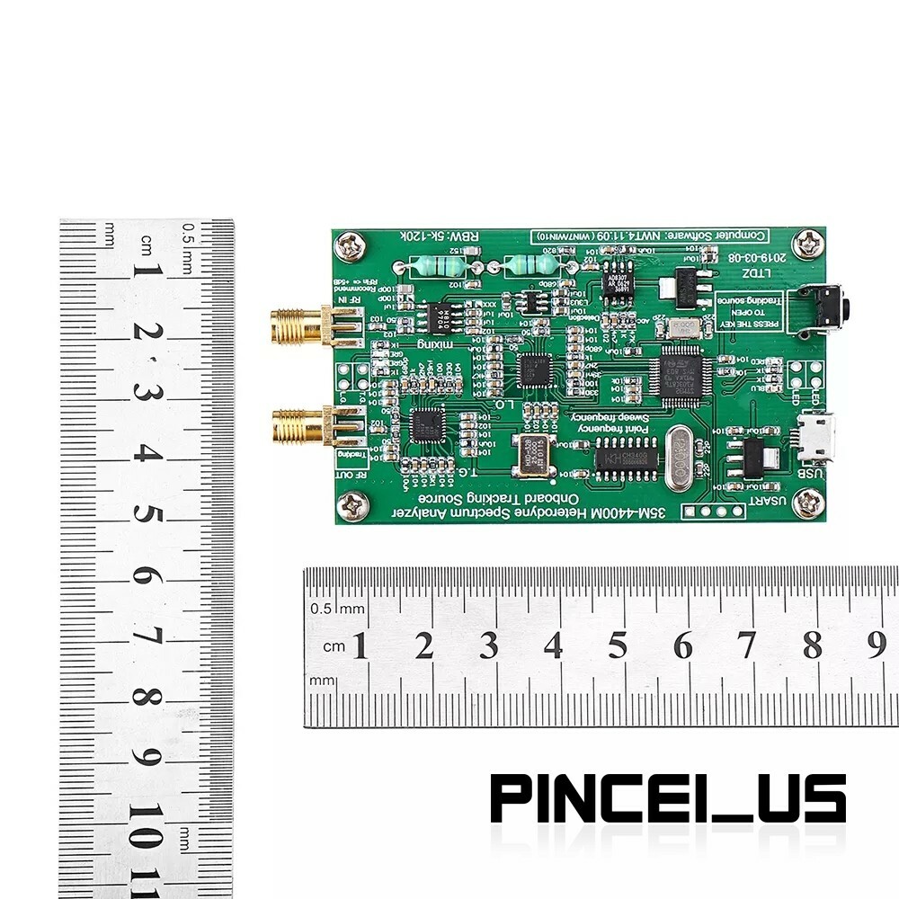 35-4400M USB Spectrum Analyzer Tracking Source RF Frequency Domain Analysis Tool