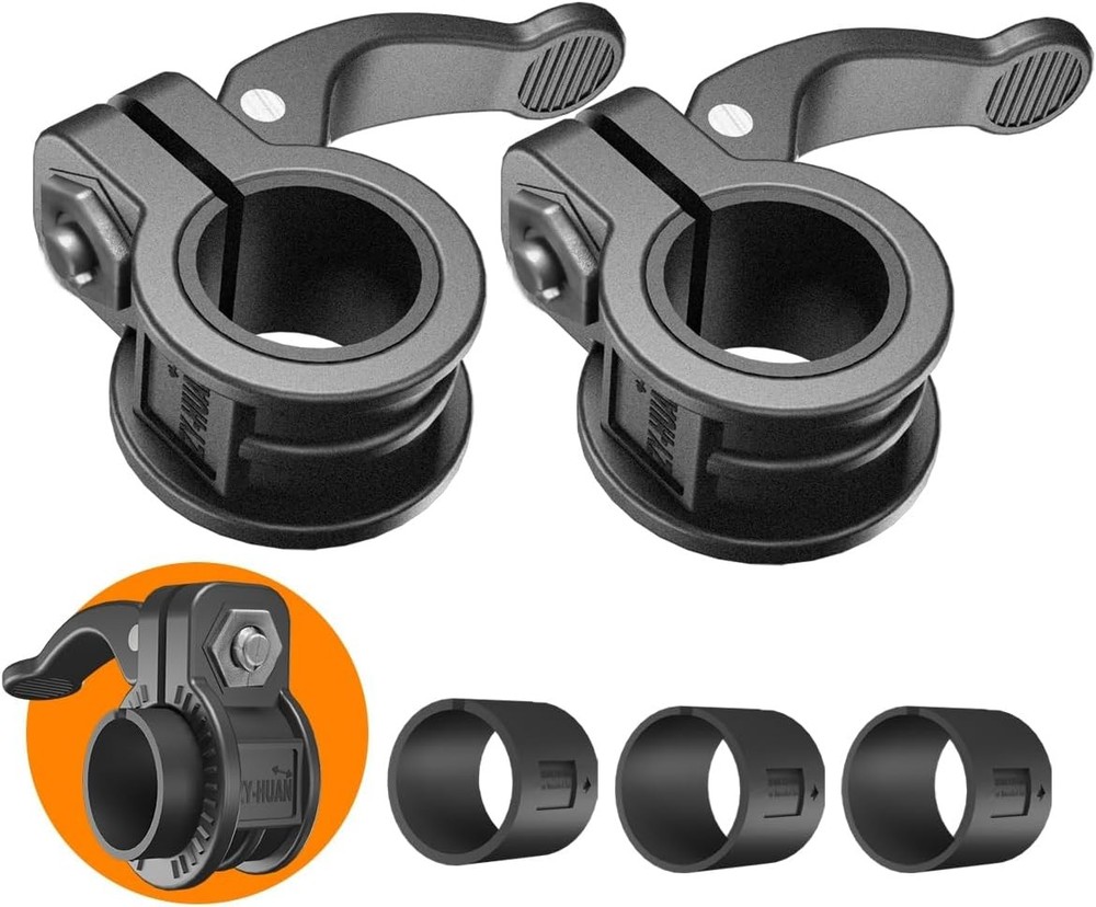 Adjustable Barbell Clips 1 Inch | Quick Release Locking Collars for Dumbbells