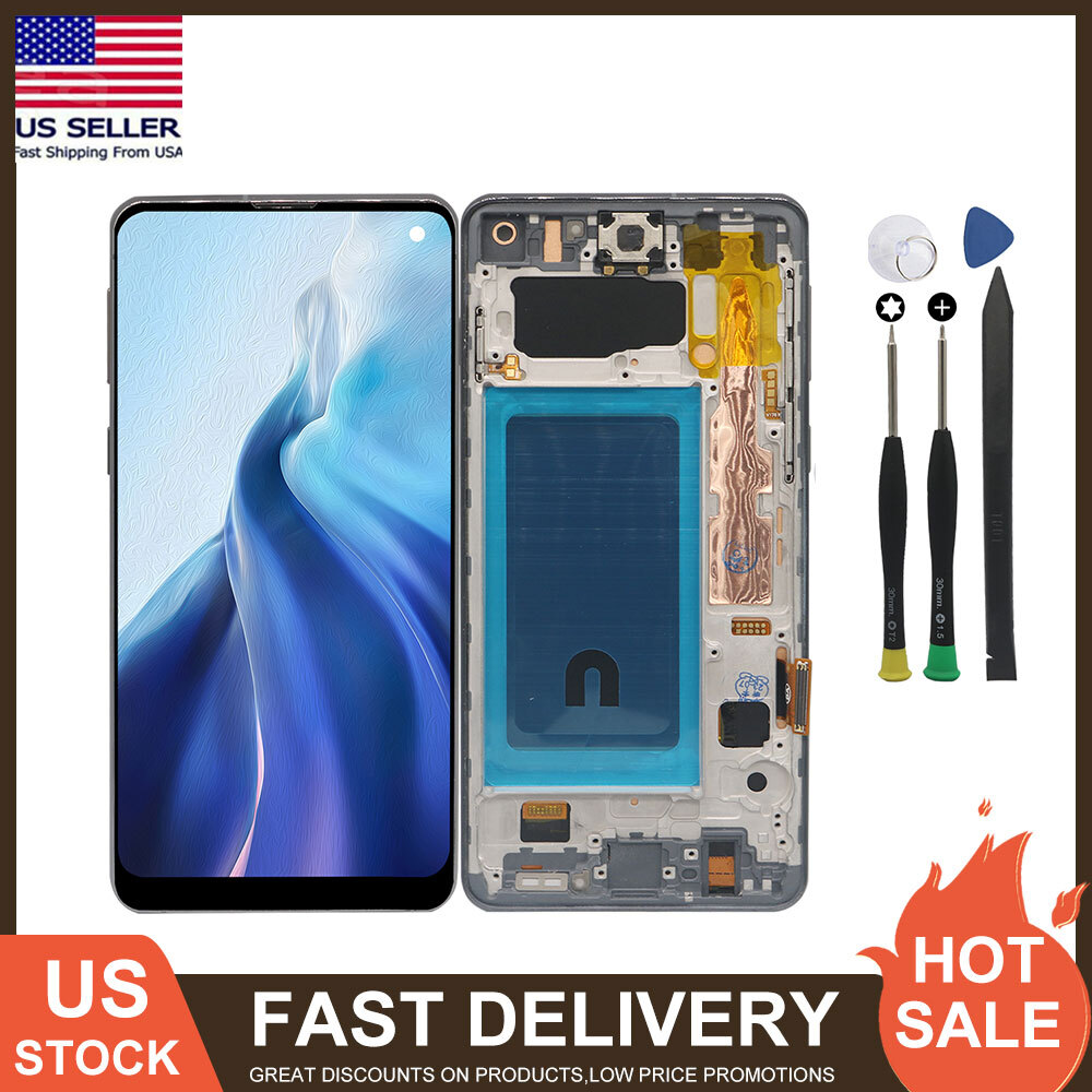 Replacement For Samsung Galaxy S10 G973 LCD Display Touch Screen Digitizer Frame