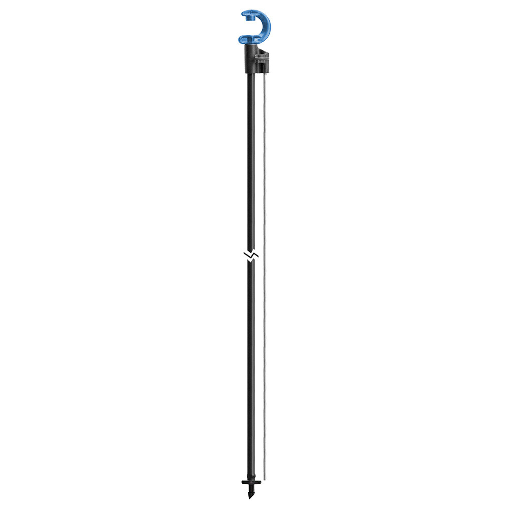 CFD Down Spray Galvanized Wire Stake Assembly with Shut-Off Clip Blue - 5/Pk
