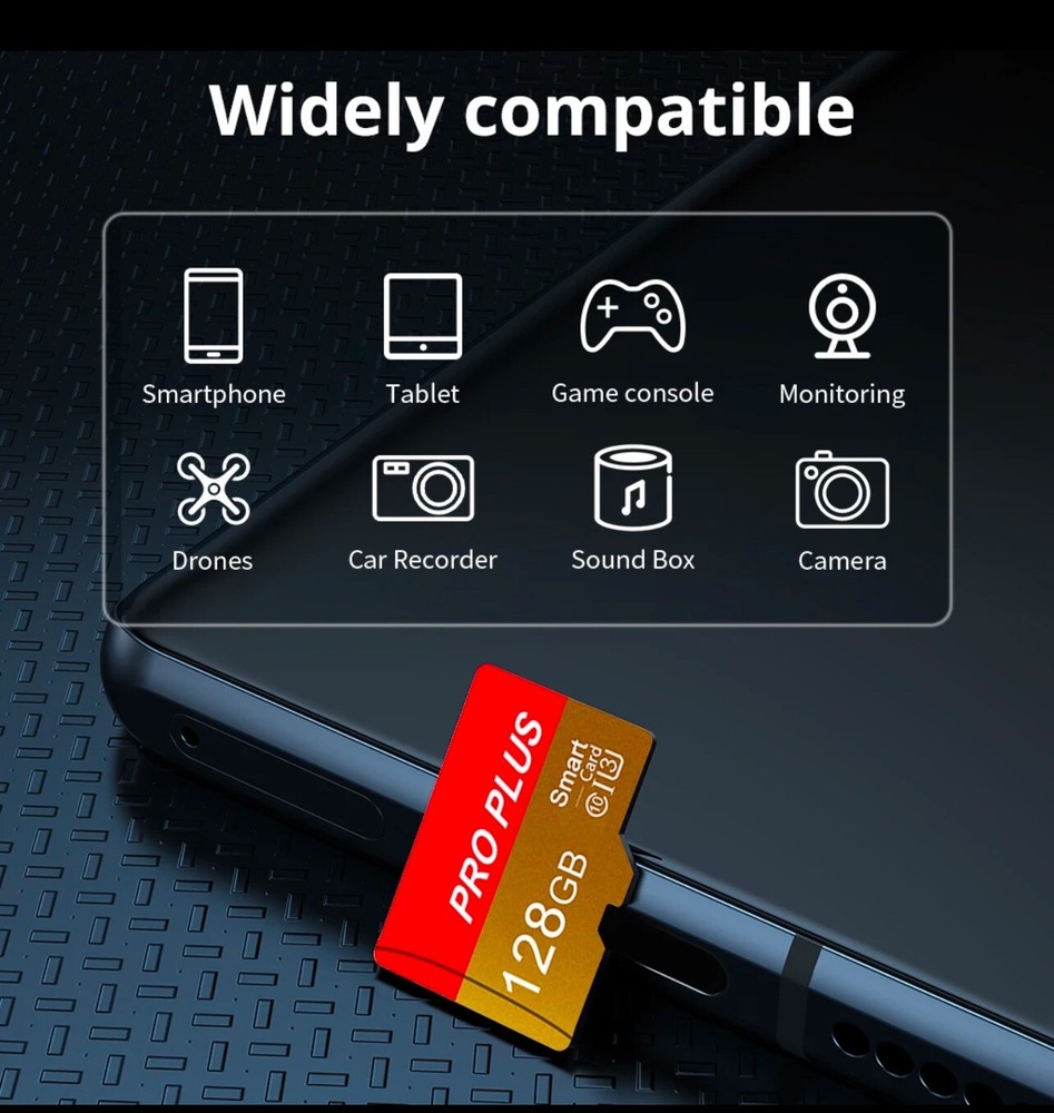 128 GB SD CARD with SD Adapter