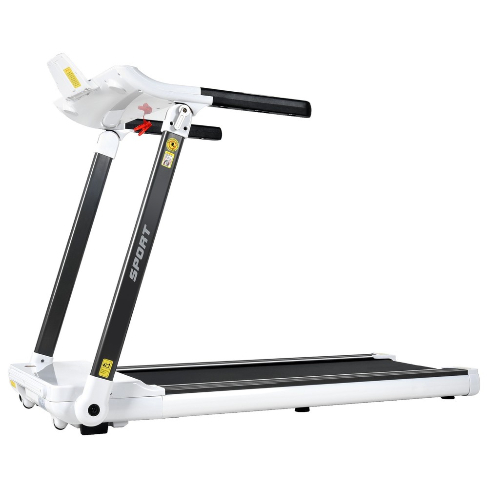 Folding Compact Treadmill 3.5HP Running Machine Adjustable Speed for Home Gym