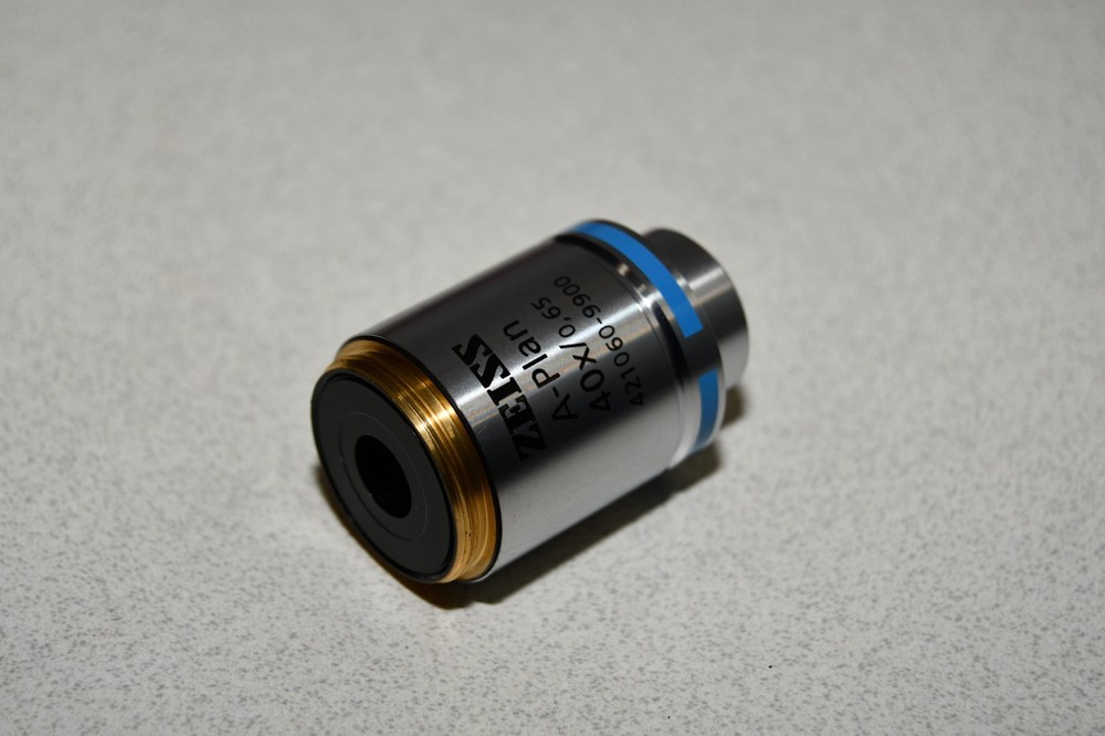 ^ Zeiss A Plan 40x/0.65 Microscope Objective 44 10 50 #X6359