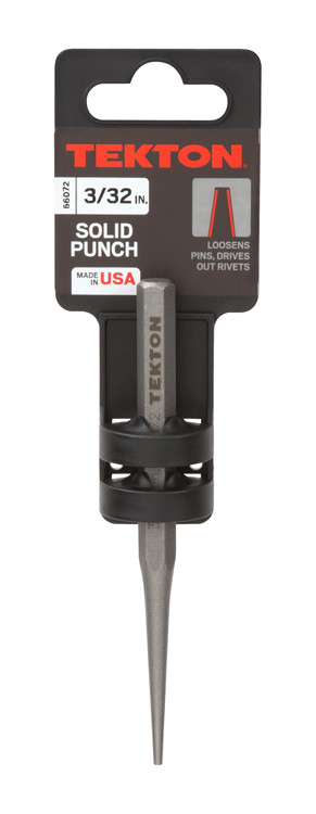 TEKTON 66072 3/32-Inch Solid Punch USA made