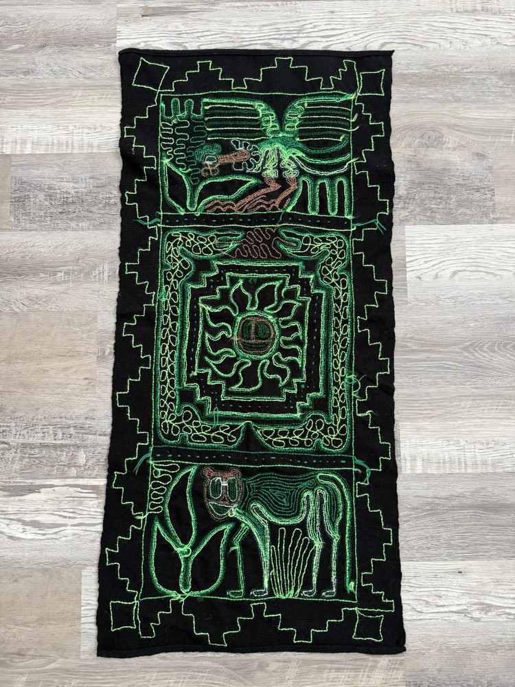 Traditional Guna (Kuna) Mola Textile Panel