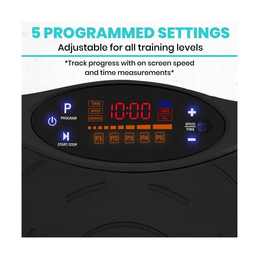 Vive Vibration Plate Exercise Machine - Shake Plate Vibration Platform with R...