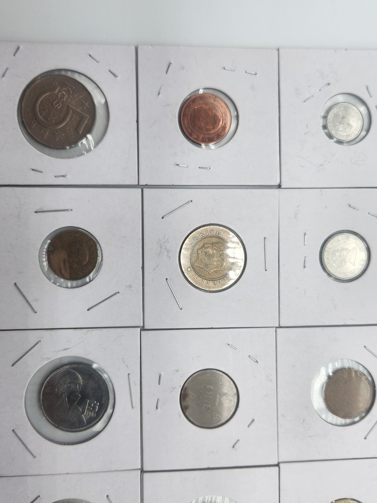 30 Foreign Coins From Various Locations