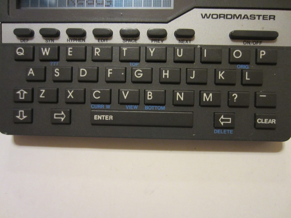 Franklin Wordmaster Deluxe Computer Model WM-1055 Linguistic Technology