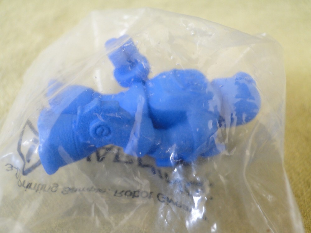 Intel 3-D Printing Sample: Blue Robot Figure