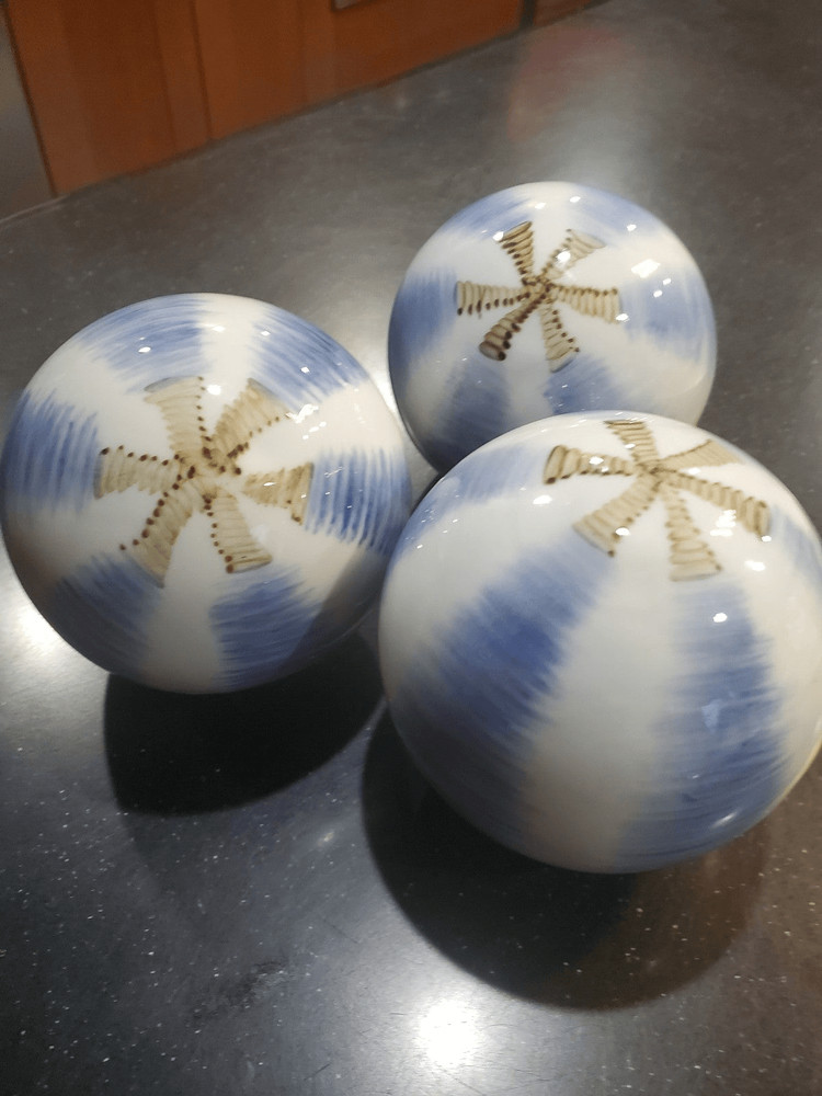 Set of 3 Decorative Balls