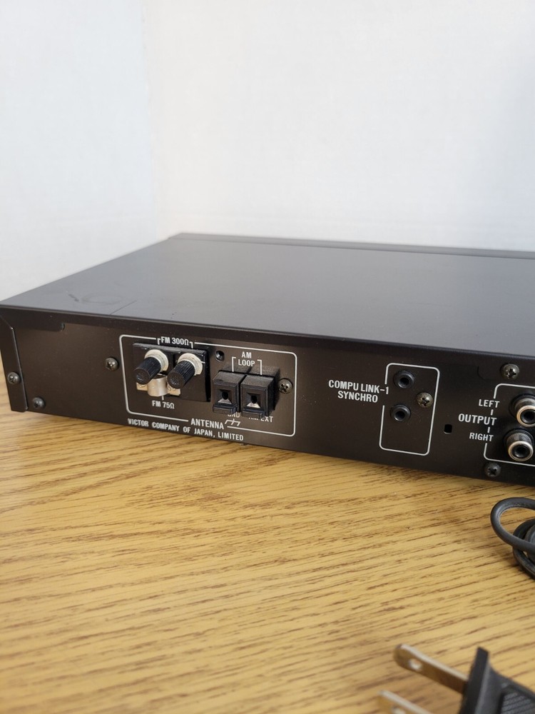 JVC AM FM Tuner FX-97BK Stereo Computer Controller LCD Multi Mode Display