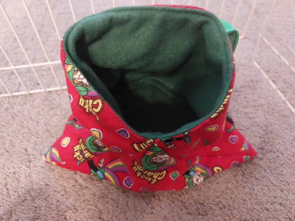 Ferret Corner Sack - Flannel Lucky Charms Pattern