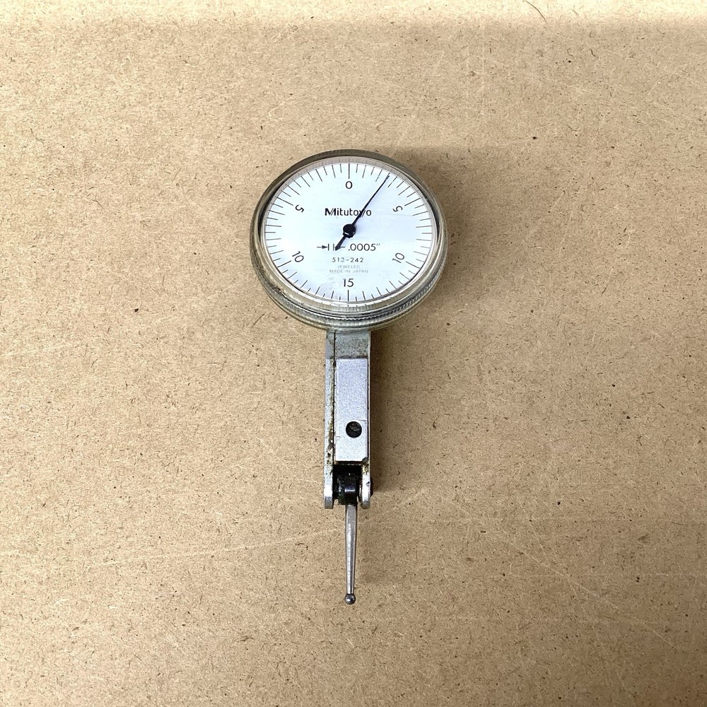 Mitutoyo Dial Test Indicator .0005” 513-242 Gage ID: 1570 Untested