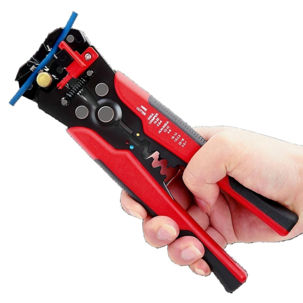 5 in 1 -Adjusting Wire Stripper Cutter,Multi-Functional Wire Crimping Tool Wi...