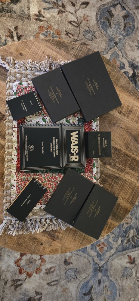 WAIS-R Intelligence Test Complete Kit & Floppy Disk