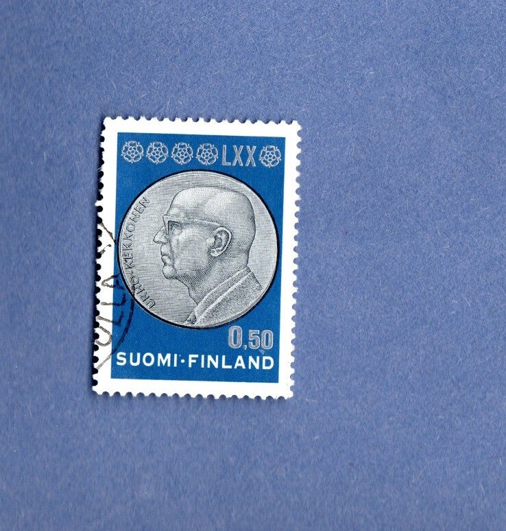 FINLAND USED POSTAGE STAMP AS SEEN N SCAN