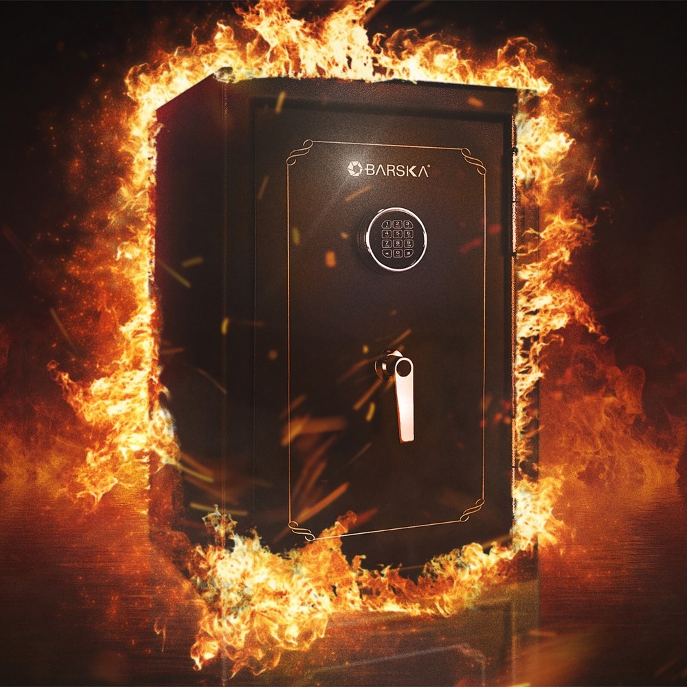Barska FV500 FireVault Fireproof Keypad Security Safe AX12674