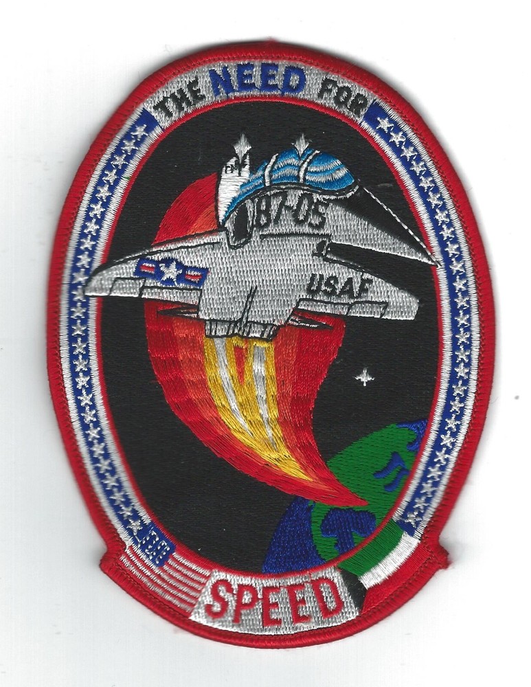 80's  PILOT TRAINING CLASS 87-05 "THE NEED FOR SPEED"  patch