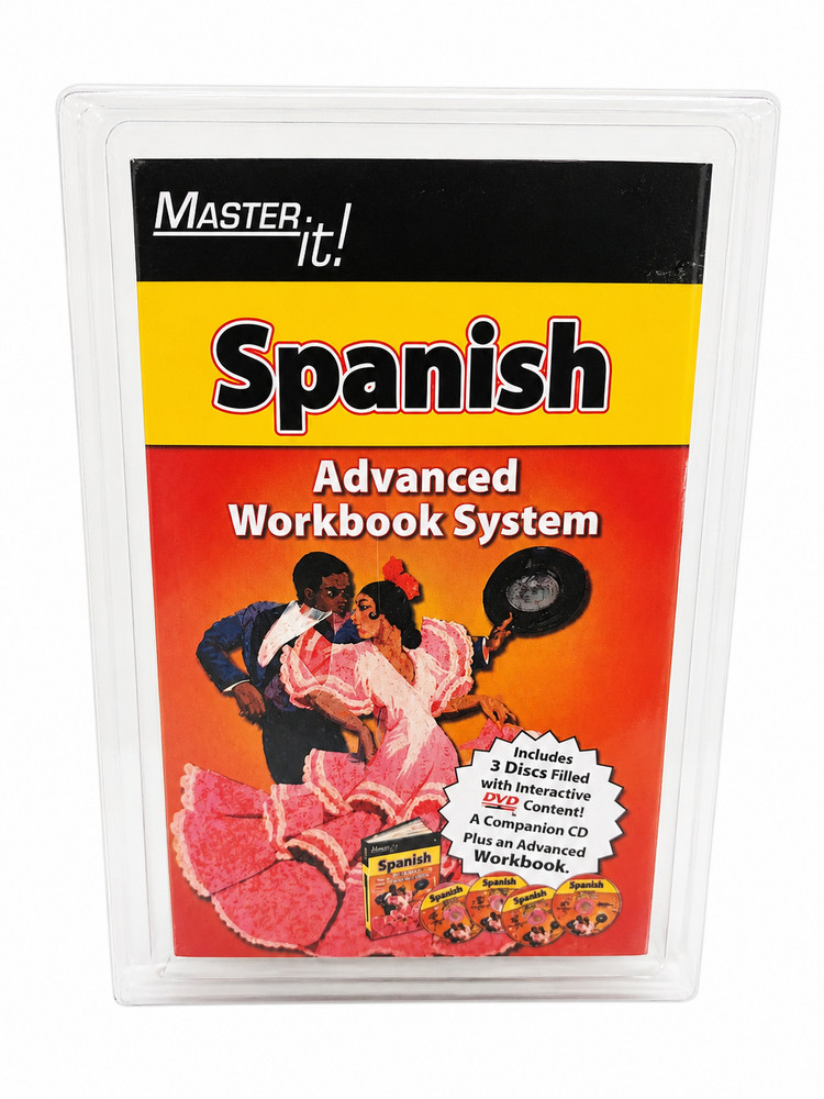 Vintage Master It! Spanish Advanced Workbook System 3 DVD Interactive Course