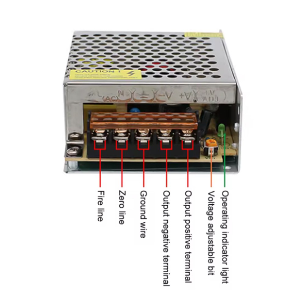 AC-DC 12V 5A Switching Power Supply Module Adapter For LED Strip CCTV Camera
