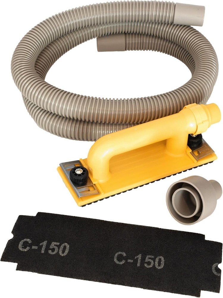 Versatile Dust-Free Drywall Vacuum Hand Sander - Quick Screen Replacement Tool