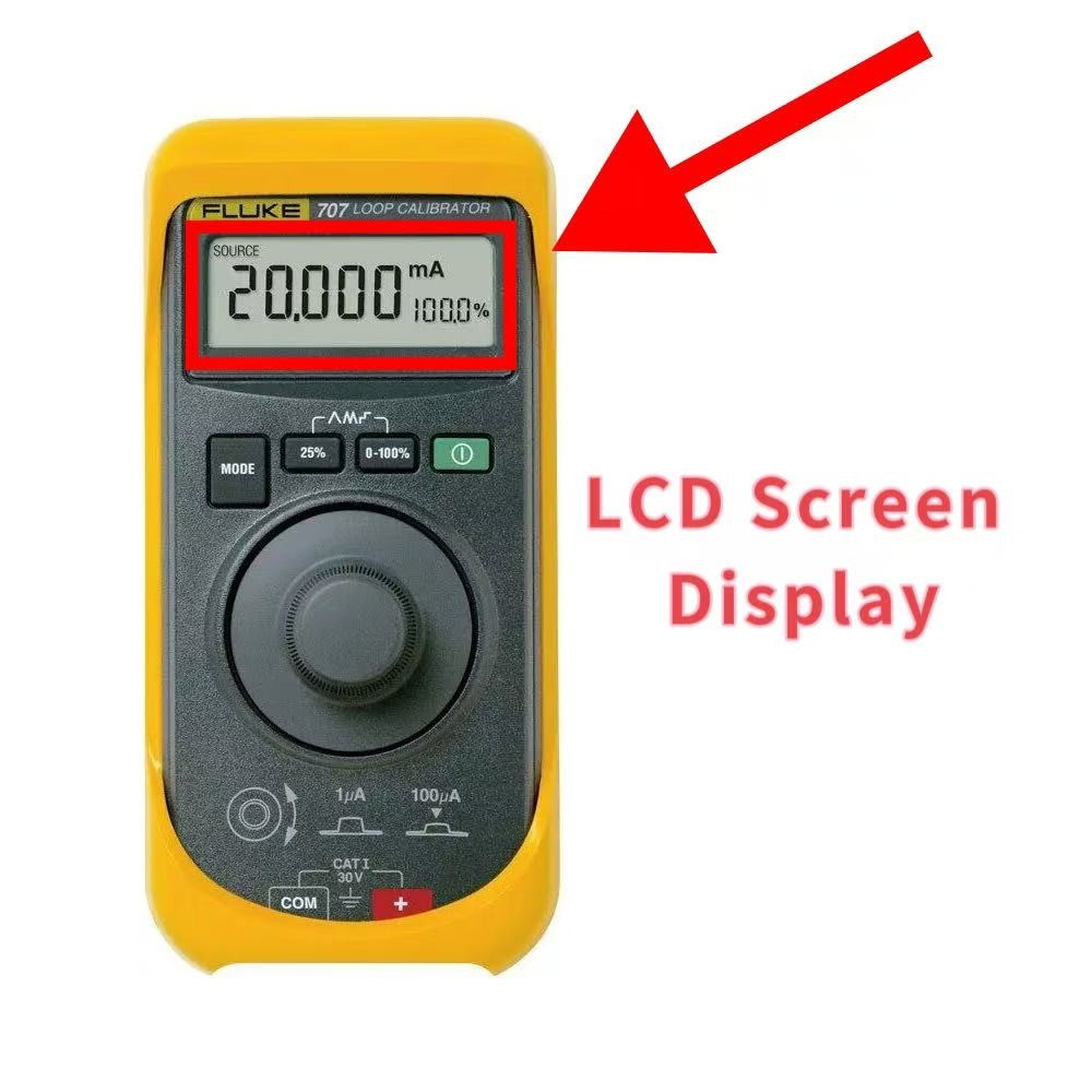 New LCD Screen Display For Fluke 707 Current Loop Calibrator ！